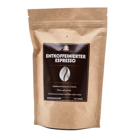 Espresso entkoffeiniert